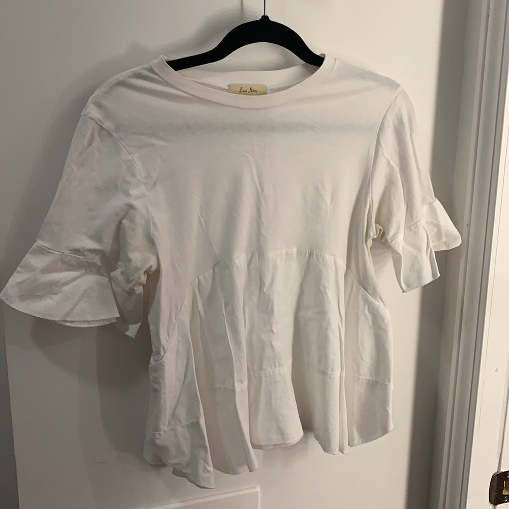 Plain white shirt
